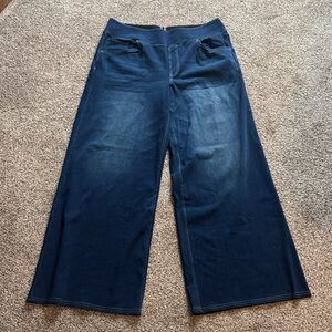 HALARA Women's Blue Jeans Jeggings in Legging material